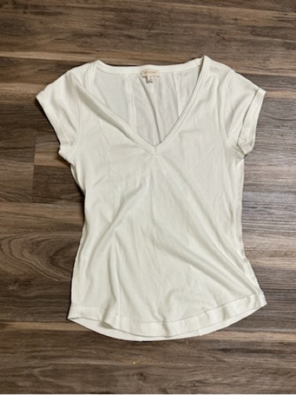 Anthropologie Pilcro White N-Neck Shirt